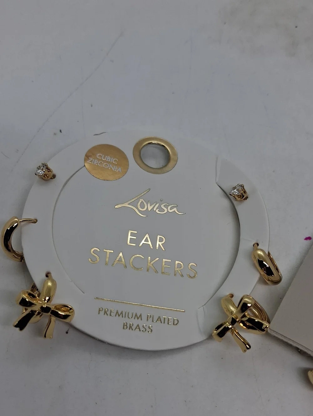 NWT Urban Outfitters Gold Chunky Mini Hoop Earrings